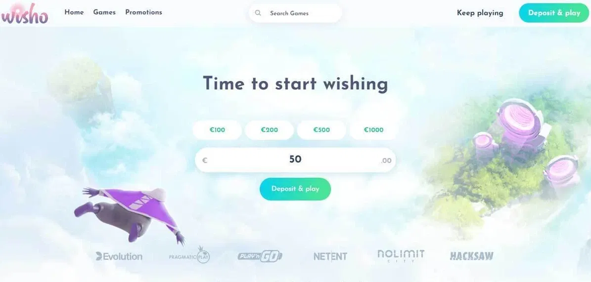 Wisho Casino skärmdump